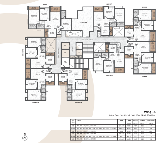 Wing A | Alternate Floor Plan